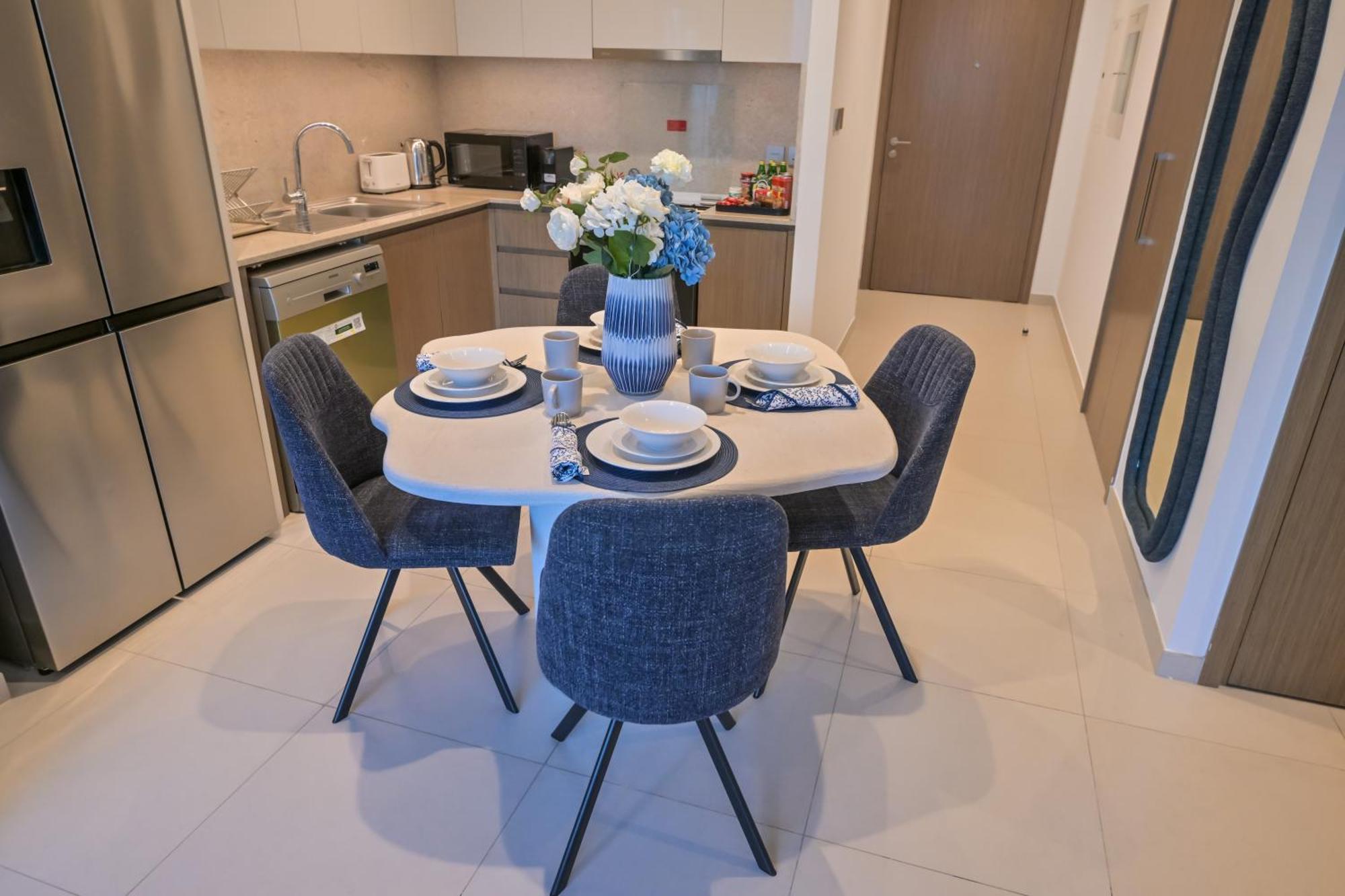 Apartment Full Burj Khalifa View - Panorama In - 3-min Walk To Mall