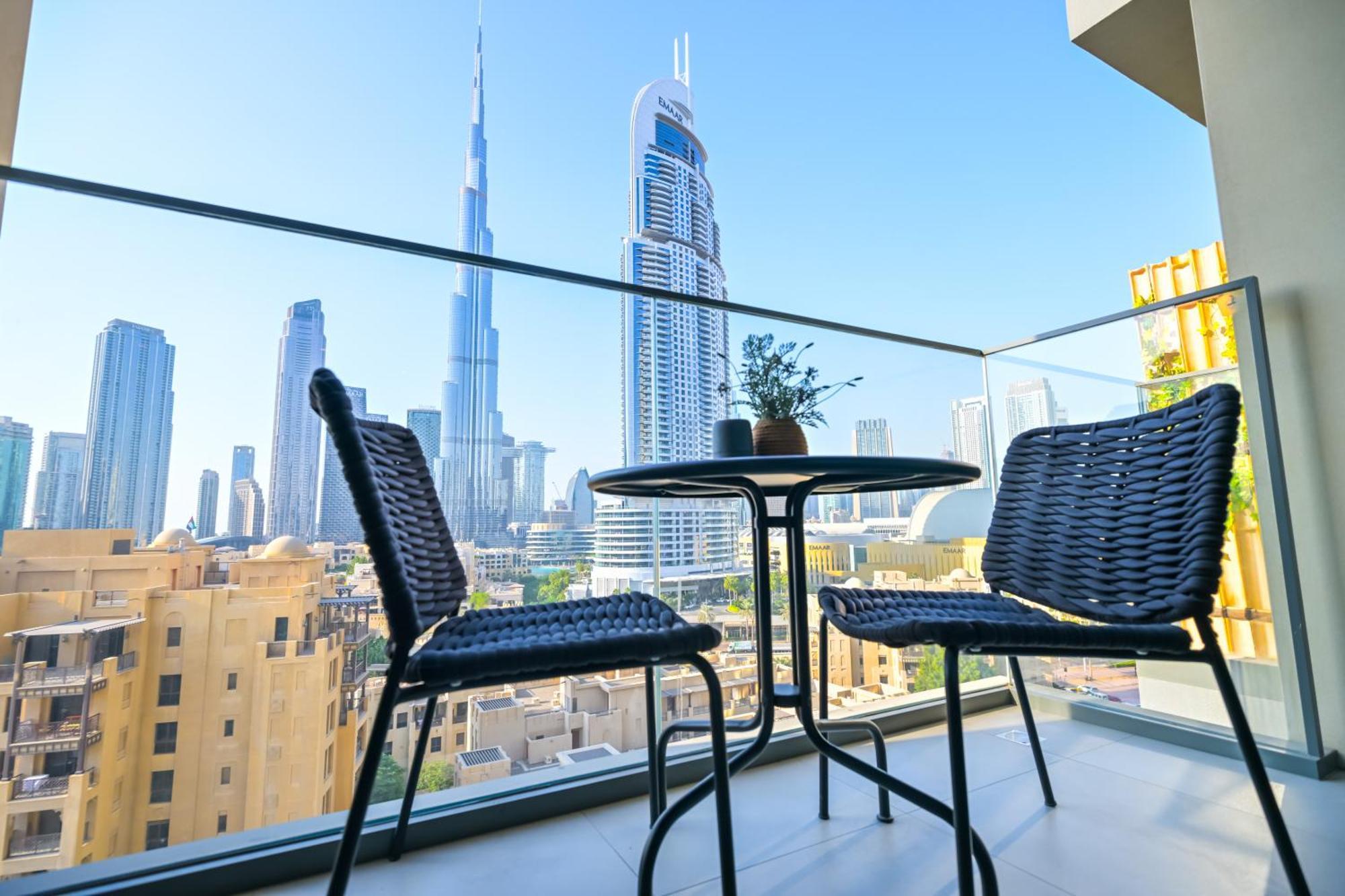 Apartment Full Burj Khalifa View - Panorama In - 3-min Walk To Mall *