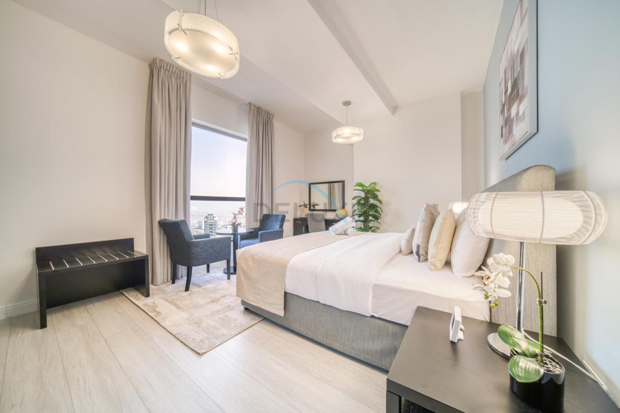 High Floor 2br With A View Of The Marina Canal Steps Away From The , Shams 1, Jbr By Deluxe Homes * Dubai