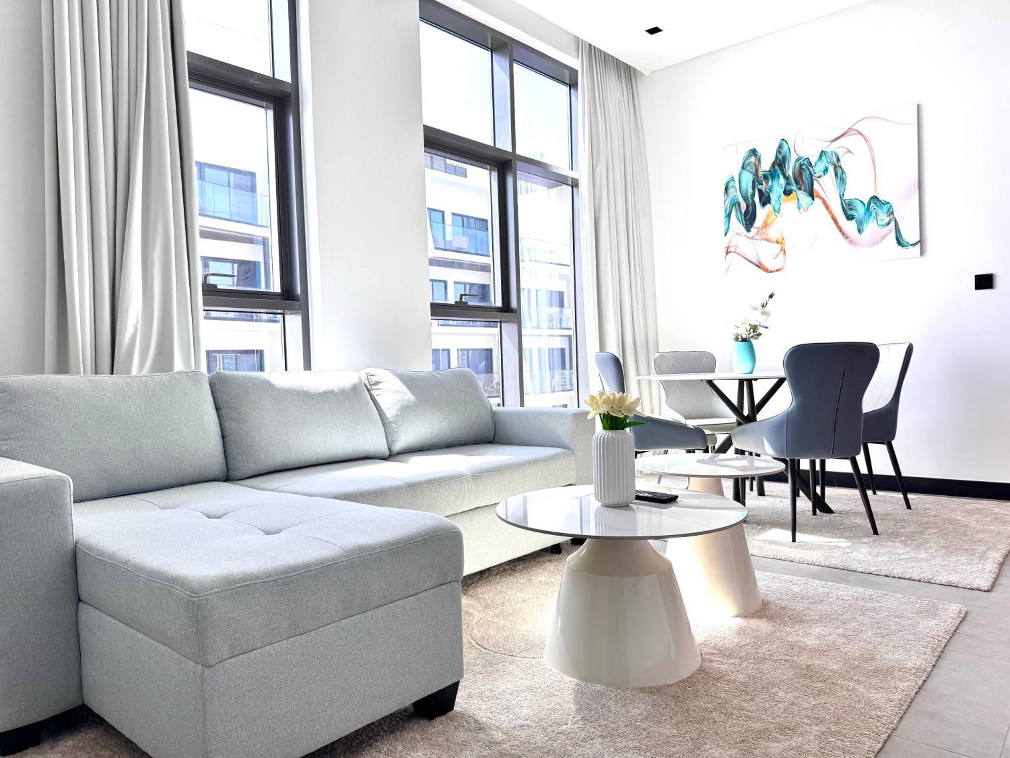 Luxury With Burj Khalifa View, Balcony Netflix Wehome Premium Apartment Dubai