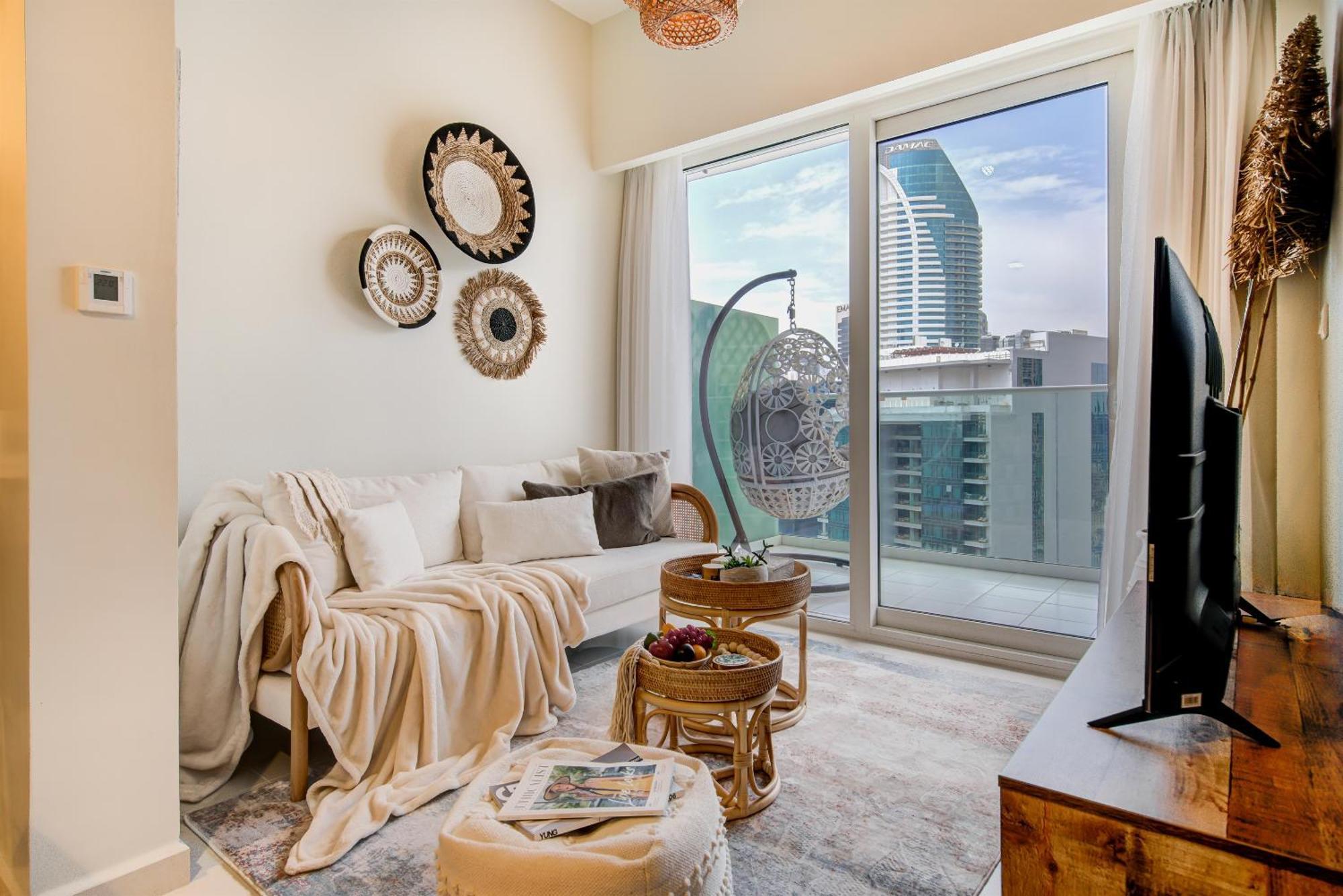 Burj Khalifa View Boho - Downtown Apartment Dubai
