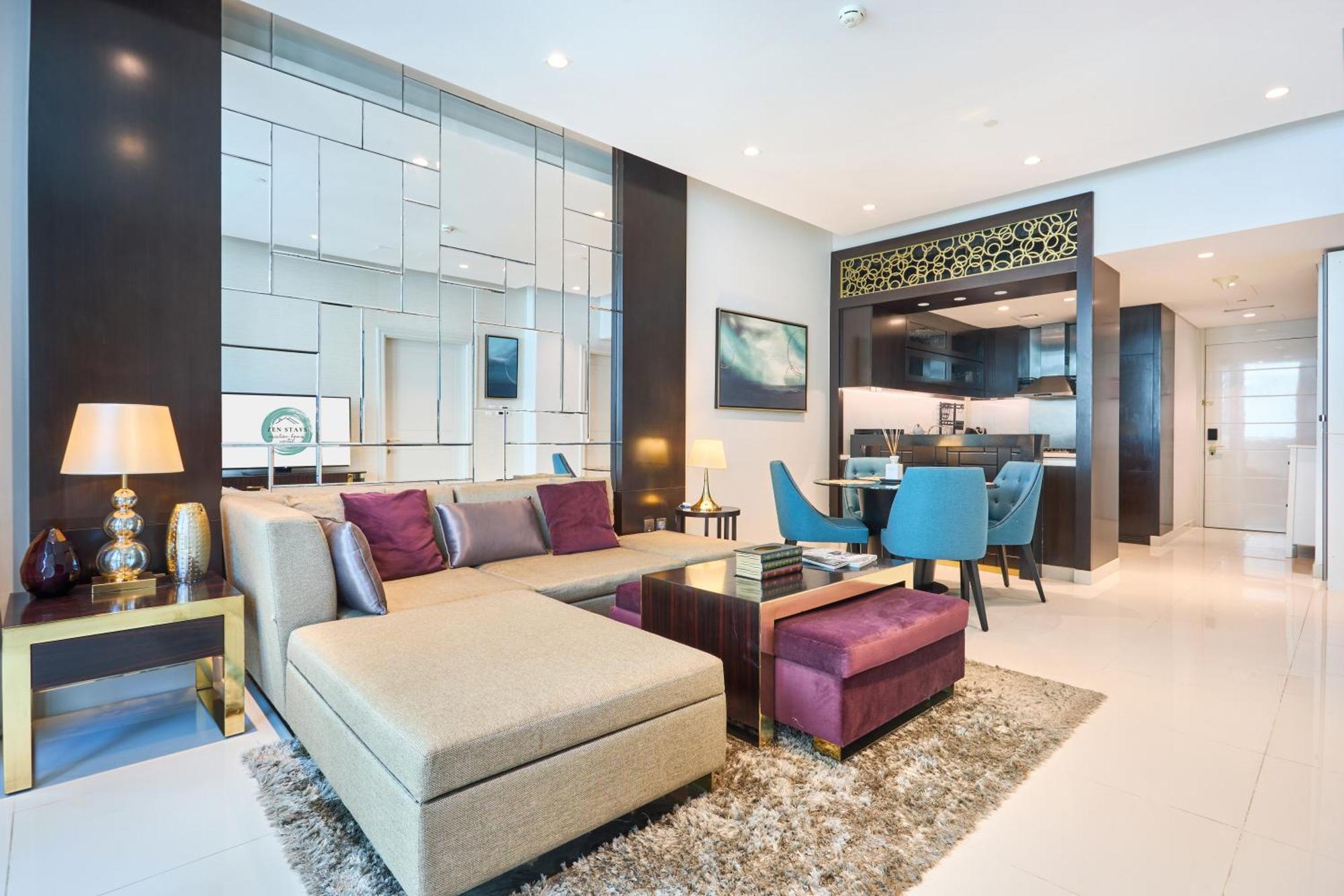 Downtown 1br - 5 Minutes To Mall - Panoramic Pool *