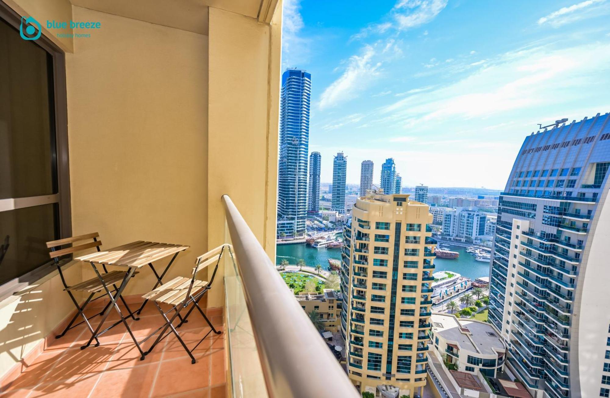 Blue Breeze - Elegant 3br With Panoramic Marina Views In Jbr Apartment *