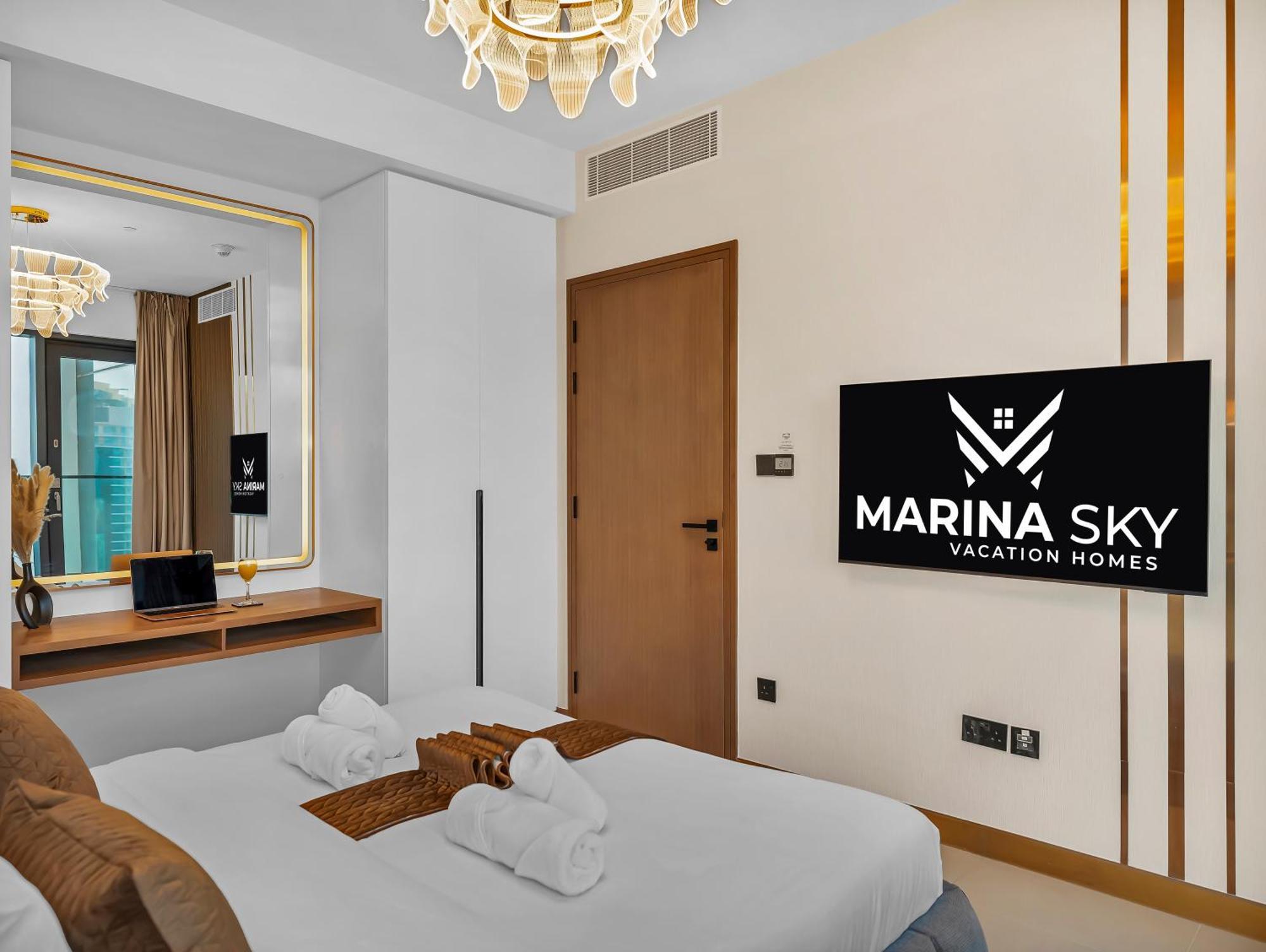 Apartment Vida & Yacht Club -new 2 Bhk -sea, Ain & Marina View *