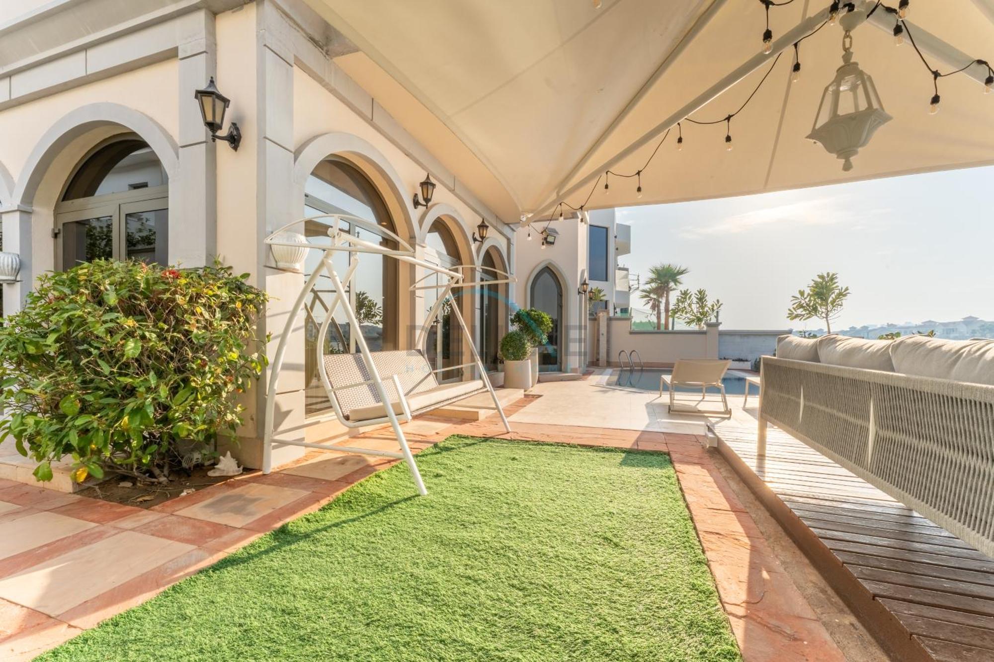 Beachfront 6br And Assistant's With Private Pool, Palm Villa, Palm Jumeirah By Deluxe Homes