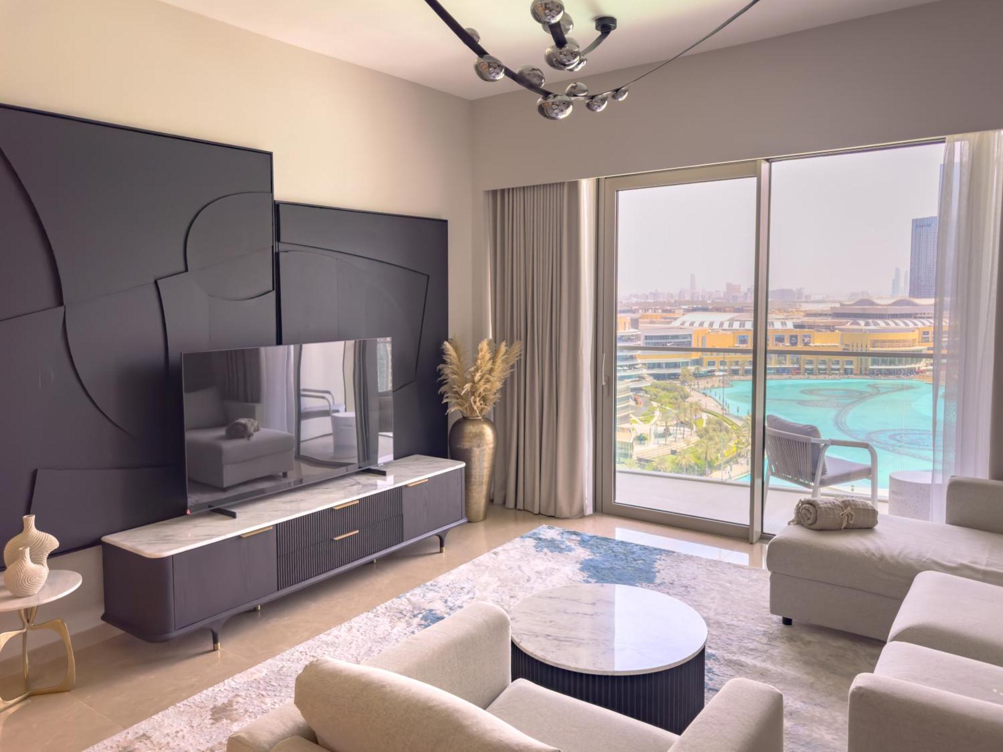 Apartment Grande Residences With Burj Khalifa View From 14th Floor For 8-guests
