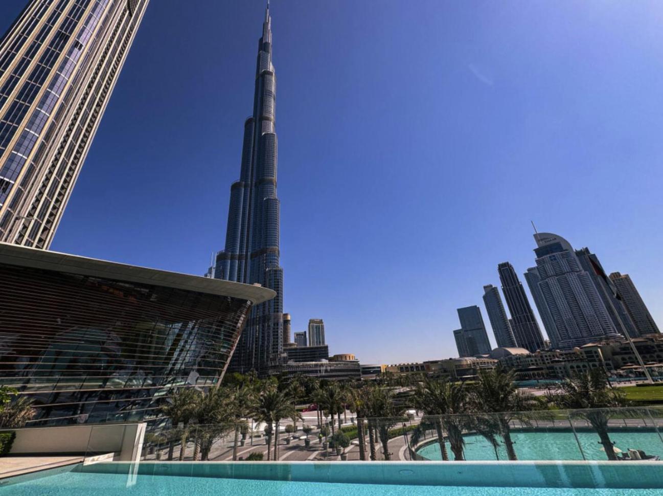 Apartment Grande Residences With Burj Khalifa View From 14th Floor For 8-guests