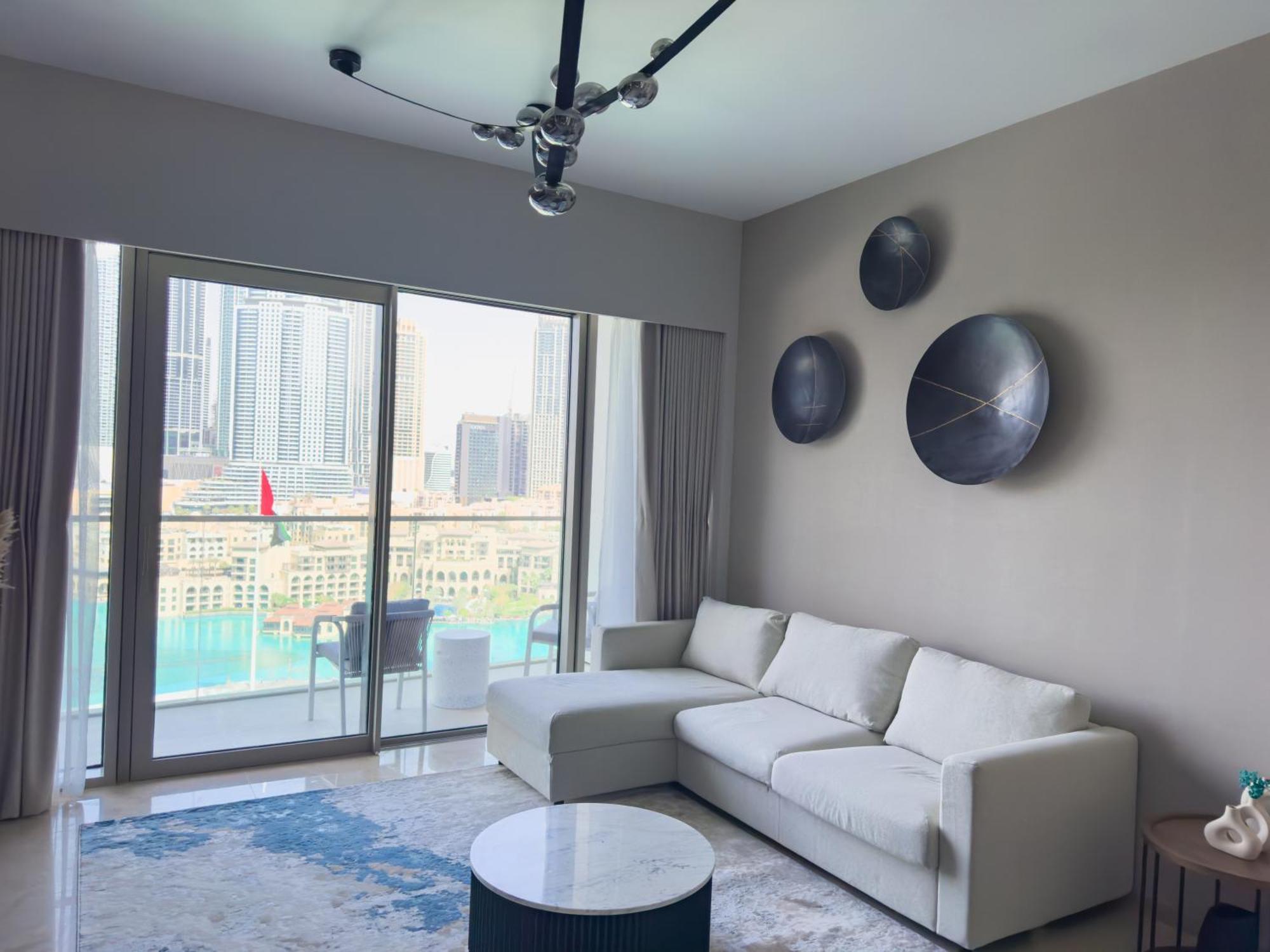 Apartment Grande Residences With Burj Khalifa View From 14th Floor For 8-guests Dubai
