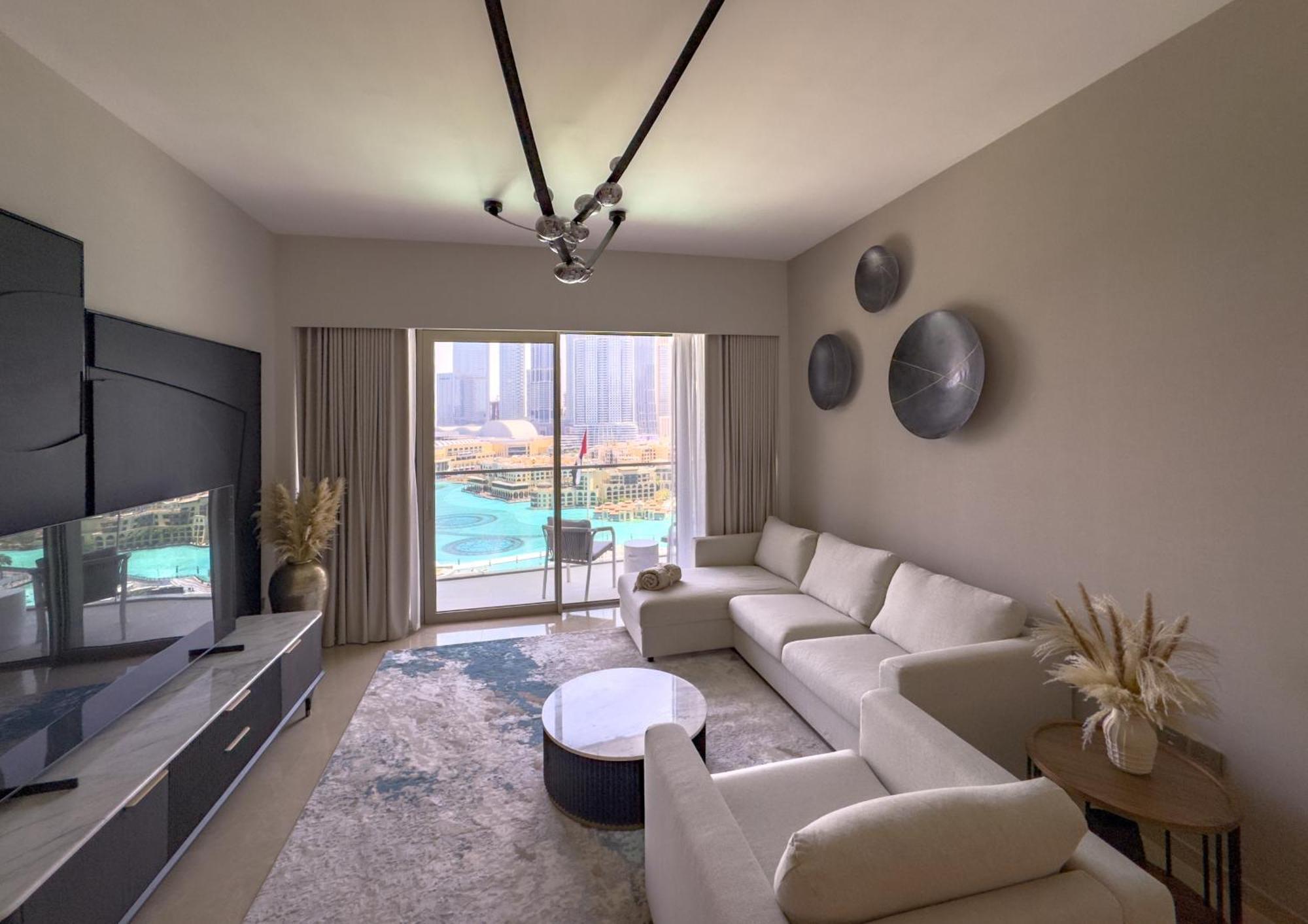 Grande Residences With Burj Khalifa View From 14th Floor For 8-guests