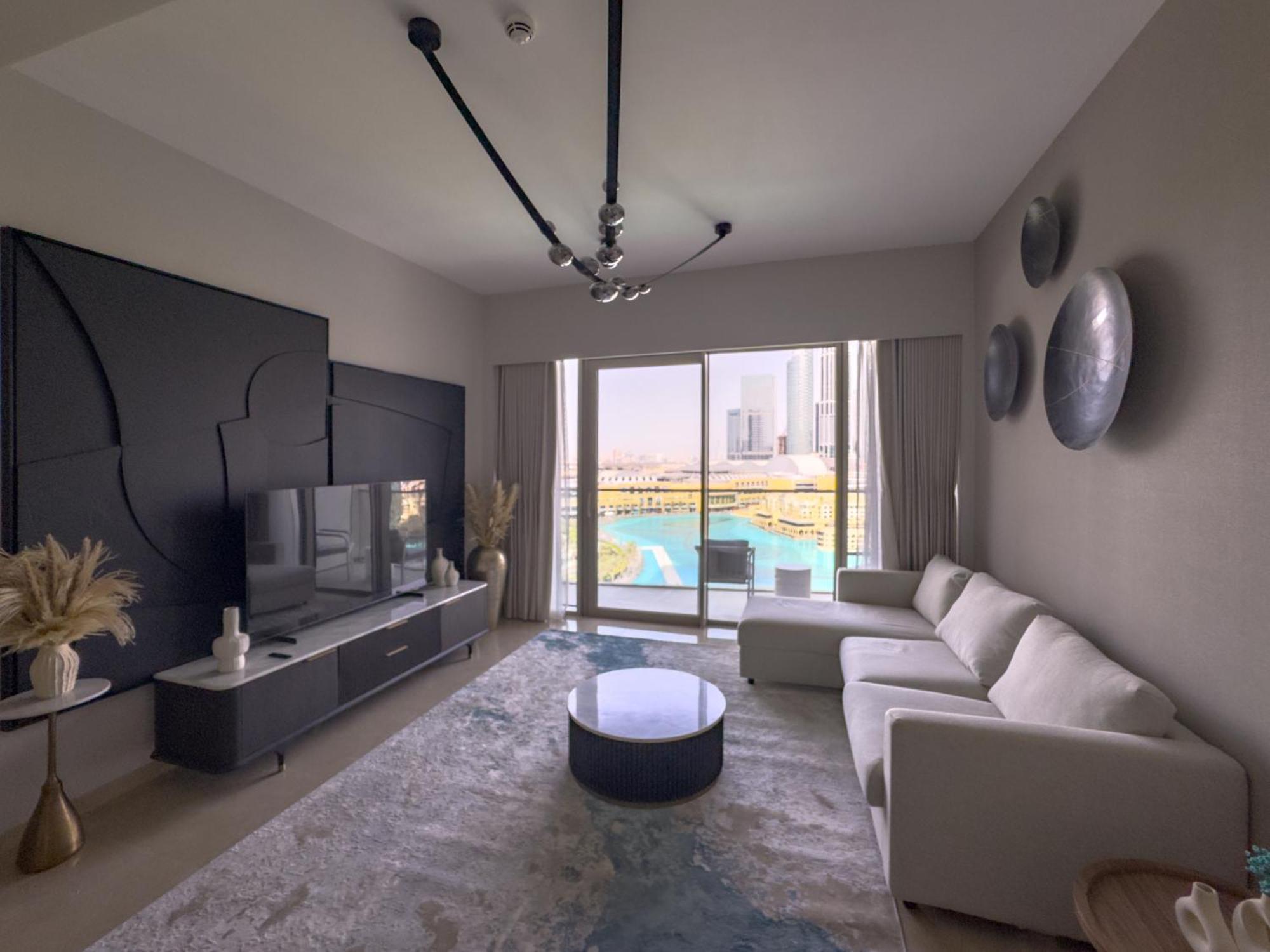 Grande Residences With Burj Khalifa View From 14th Floor For 8-guests Dubai
