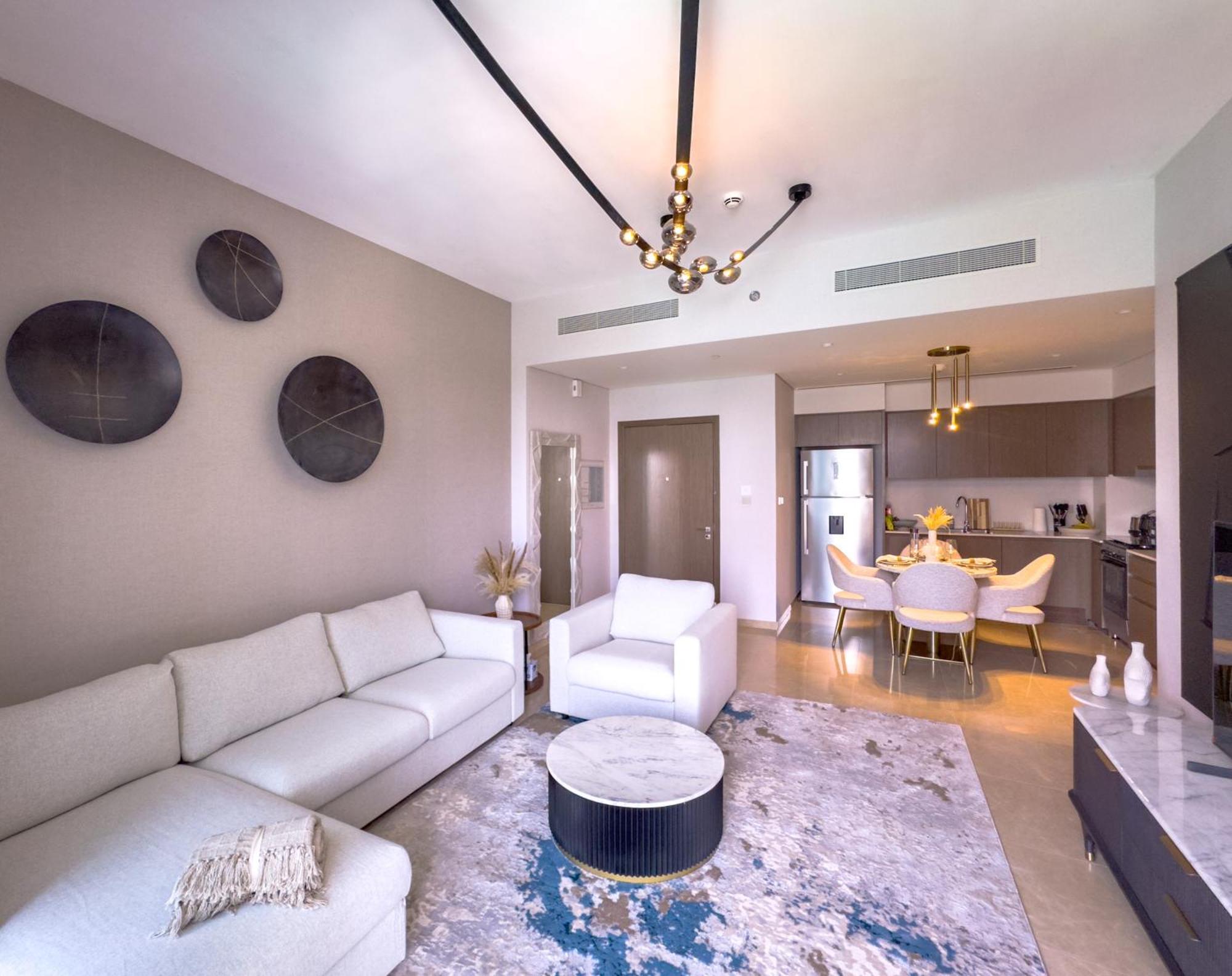 Grande Residences With Burj Khalifa View From 14th Floor For 8-guests Apartment