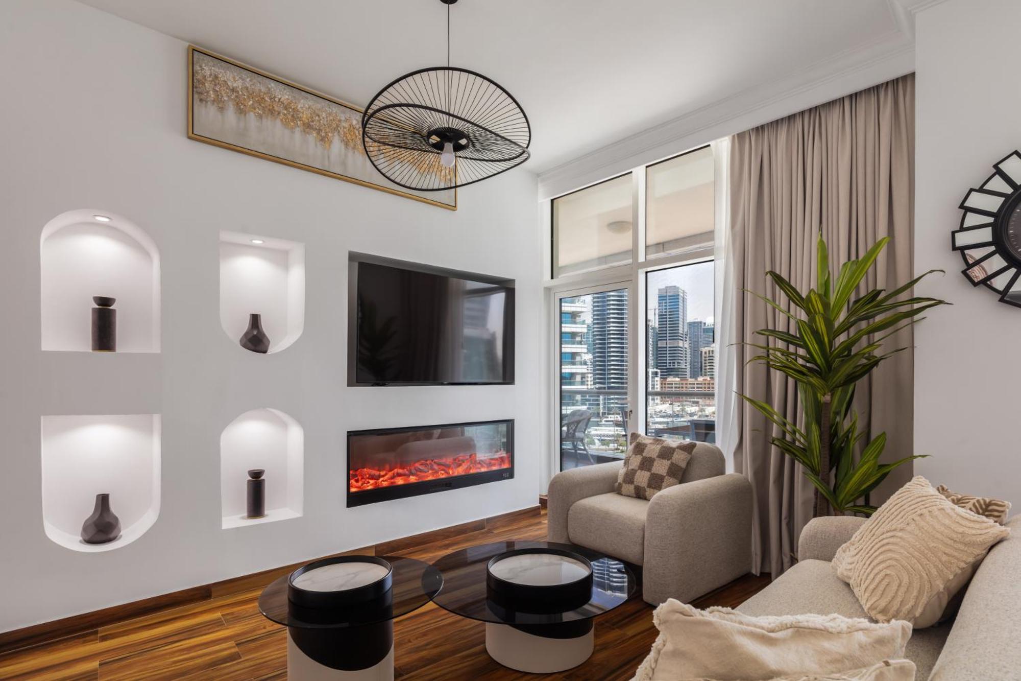 Apartment Luxury Marina View With Jacuzzi, Arcade & Balcony *