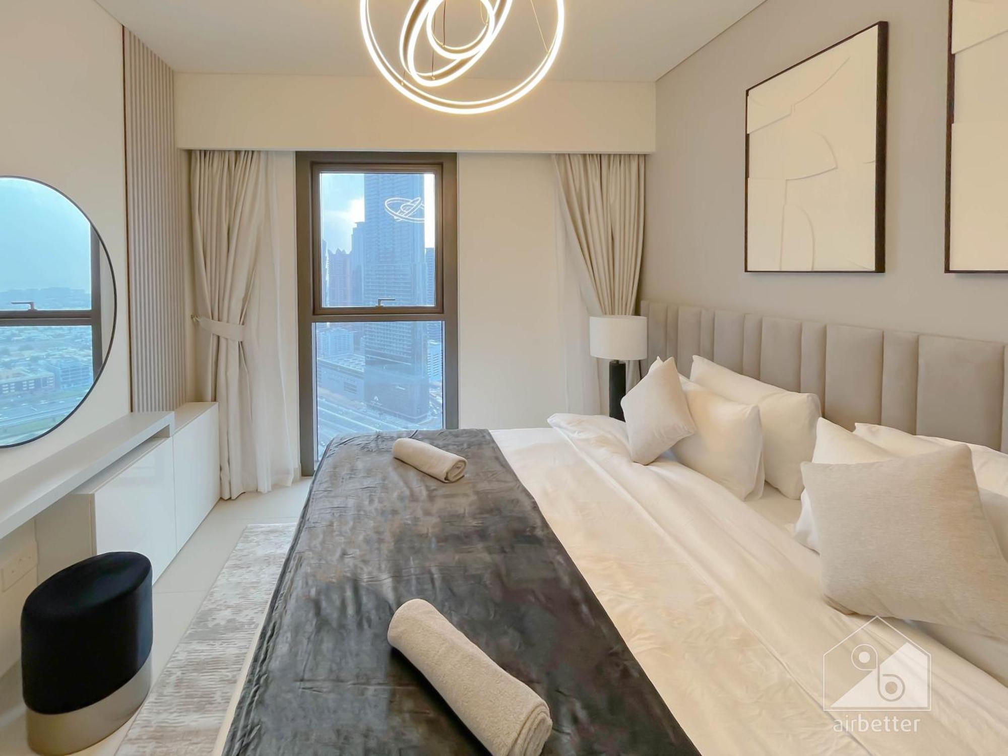 Apartment Burj Crown Luxury 2br I Balcony & Panoramic Views Dubai